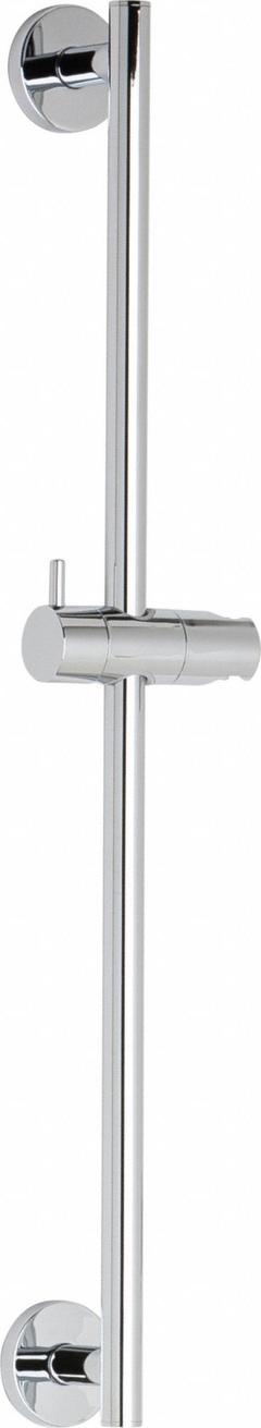CHICAGO FAUCETS Slide Bar: Stainless Steel, Chrome Plated Finish (MPN 9800-124CP). Key specifications — Finish: Chrome Plated; Product Type: Wall Mounted Grab Bar; Brand: CHICAGO FAUCETS; Material: Stainless Steel.