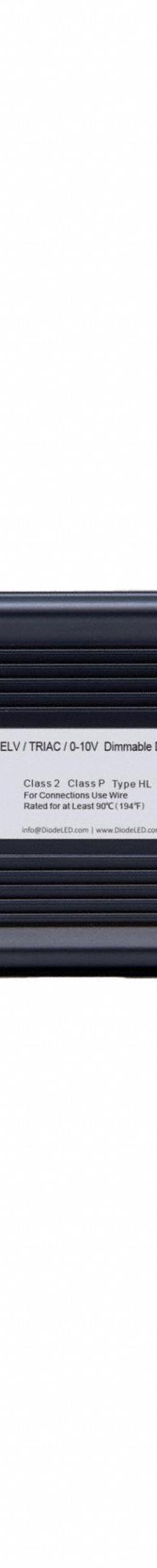 LED Dimmable Driver: 96 W Power Output, 120 to 277V AC, 24V DC, 8 11/16 in Lg, Wet Location Rated (MPN DI-ODX-24V96W-J). Key specifications — attr1264212: Junction Box; attr1264214: 120 to 277V AC; attr1264224: 24V DC; attr1264225: 96 W; attr1264175: DIODE LED.