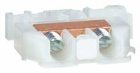SQUARE D Terminal Block: DIN Rail Mounting Type, Screw Clamp Wire Termination, 2 Wire Terminals (MPN 9080GR6). Key specifications — Brand: SQUARE D; For Minimum Wire Size: 22 AWG.
