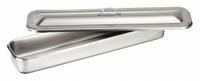 APPROVED VENDOR Lab Tray: Rectangular, Stainless Steel, 17 in Overall Lg, 4 in Overall Wd, Sterile (MPN 83170). Key specifications — Brand: APPROVED VENDOR; For Use With: 17x4x2.125.