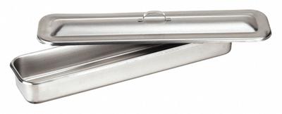 APPROVED VENDOR Lab Tray: Rectangular, Stainless Steel, 17 in Overall Lg, 4 in Overall Wd - Rectangular Lab Trays