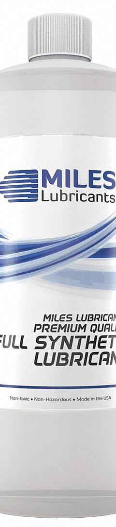 MILES LUBRICANTS Compressor Oil: 16 fl oz, Bottle, 40 SAE Grade, 150 ISO Viscosity Grade (MPN MSF1790007). Key specifications — attr59744: 103; attr59746: 150; attr59736: No; attr59735: Bottle; attr59738: Miles SB Gas Comp; attr59749: 40.
