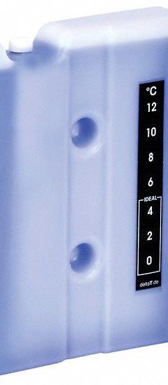 Cold Pack: 8 1/4 in Overall Lg, 6 1/4 in Overall Wd, 1 5/8 in Overall Ht, 1 L Capacity, Blue (MPN 0372615). Key specifications — Includes: Temperature Indicator Label; Product Type: Cooling Block; Brand: COLE-PARMER.