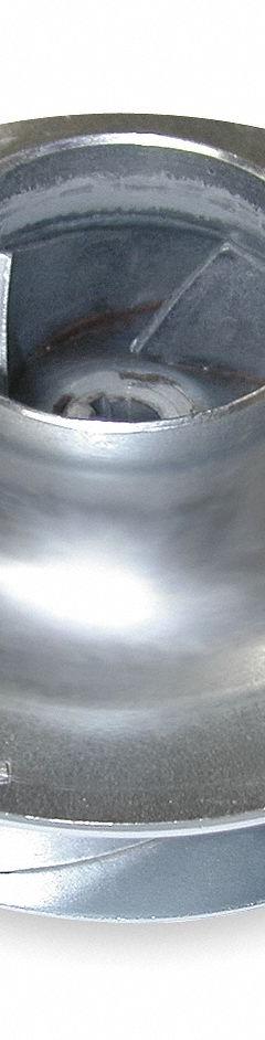 BELL & GOSSETT Impeller: 118830, Steel, 4.25 in Dia., 102206. Key specifications — Compatible with Grainger Part Number: 4RC91; Compatible with Manufacturer Model Number: 102206; Product Type: Impeller; Manufacturer Part Number: 118830; Impeller Material: Steel.