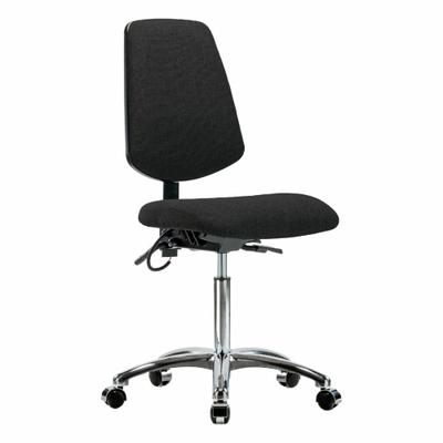 APPROVED VENDOR Task Chair: Fabric, Armless, Ht Range 21 1/2 in to 29 in, 18 1/2 in Seat Wd - Fabric ESD Chairs