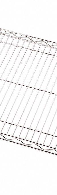 QUANTUM STORAGE SYSTEMS Wire Shelf: 72 in x 18 in, 1 Shelves, Split Sleeve, 600 lb Load Capacity (MPN 1872S). Key specifications — attr14131: Wet; attr5350: Type 304 Stainless Steel; attr37501: QUANTUM STORAGE SYSTEMS; attr14126: Silver.