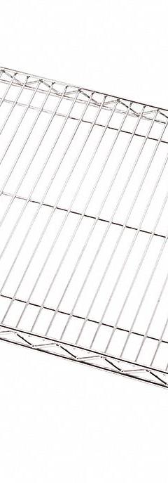 QUANTUM STORAGE SYSTEMS Wire Shelf: 72 in x 18 in, 1 Shelves, Split Sleeve, 600 lb Load Capacity (MPN 1872S). Key specifications — attr14131: Wet; attr5350: Type 304 Stainless Steel; attr37501: QUANTUM STORAGE SYSTEMS; attr14126: Silver.