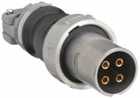 HUBBELL Pin and Sleeve Plug: Gray, 250V DC/600V AC, Three Phase, 100 A, 4 Pole, 4 Wire (MPN HBL5100PS1W). Key specifications — Brand: HUBBELL.