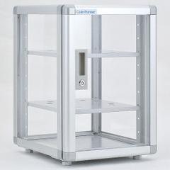 Desiccator Cabinet: Non-Vacuum, Rectangular, 2.47 cu ft Capacity, 15 in Overall Wd, 2 Shelves (MPN 7890281). Key specifications — Includes: (2) Stainless Steel Shelves; Material: Acrylic (Panels)/Aluminum (Frame)/Stainless Steel (Shelf); Brand: COLE-PARMER; Desiccator Shape: Rectangular.