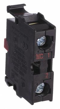 EATON Contact Block: 22 mm Panel Mounting Size, 1NC, Momentary, M22/M22M Series (MPN M22-K01). Key specifications — Switch Action: Momentary; Terminal Connection Type: Screw Clamp Terminals; Brand: EATON; Compatible with Series: M22.