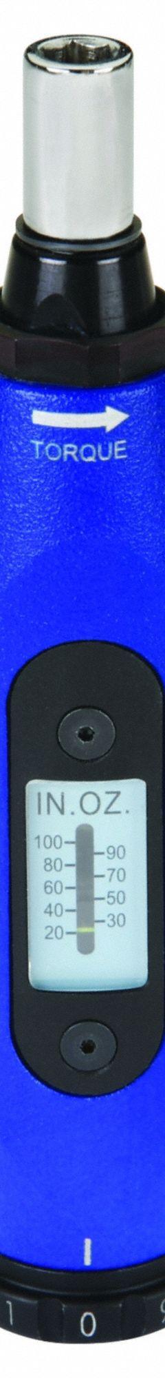 WILLIAMS Micro Adjustable Torque Screwdriver: 1/4 in Tip Size, 50 cN-m Min Torque, Adjusting Knob (MPN 401NSMW). Key specifications — attr1205035: WILLIAMS; attr1205043: 1/4 in.