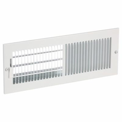 APPROVED VENDOR Sidewall/Ceiling Register: Ceiling/Wall, 5 1/4 in H, 13 1/4 in W, Louvered - Sidewall/Ceiling Registers