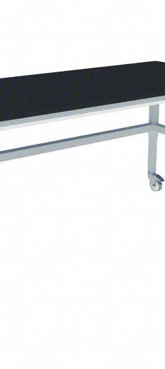 Heavy Duty Table: 24 in Overall Wd, 36 in Overall Ht, 6 ft Overall Lg, Phenolic, Petal White, Steel (MPN GRHD-7224-CAP-2). Key specifications — Brand: INSTOCK; Caster Type: Locking Swivel; Countertop Material: Phenolic; Height Range: 30 in to 36 in.