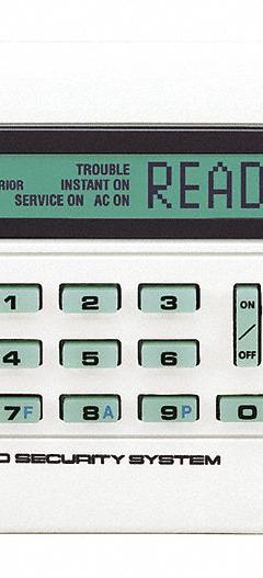 NAPCO Intrusion System Alphanumeric Keypads: 4 3/8 in Overall Ht, 1 1/8 in Overall Lg, LCD (MPN GEM-RP2ASE2). Key specifications — Brand: NAPCO; Integral Zone Expander: Yes; Keypad Display Type: LCD; Product Type: Keypad.