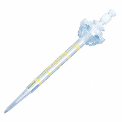 GLOBE SCIENTIFIC Dispenser Syringe Tip: Non-Sterile, 100 ul Capacity, Bulk Bag, No Filter - Non-Strerile Pipette Tips