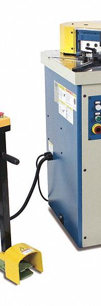 BAILEIGH INDUSTRIAL Sheet Metal Notcher: Corded, 3 ga Sheet Metal Capacity (Steel), 90°, 220V AC (MPN SN-F04-MS). Key specifications — attr76889: 90°; attr76871: BAILEIGH INDUSTRIAL.