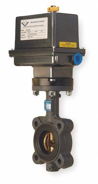 MILWAUKEE VALVE Butterfly Valve: For Gas/Oil/Water Media, Cast Iron, 115V AC, 3 in Pipe Size, Lug, 4 (MPN GLC23E 3). Key specifications — Input Control Signal: 4-20 mA; Brand: MILWAUKEE VALVE; Disc Material: Bronze.