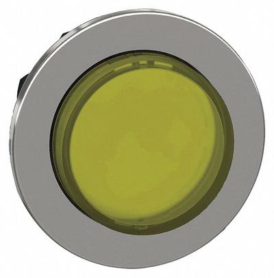 SCHNEIDER Extended Push Button: 30 mm Mounting Size, Metallic - Illuminated Extended-Length Push-Button Operators
