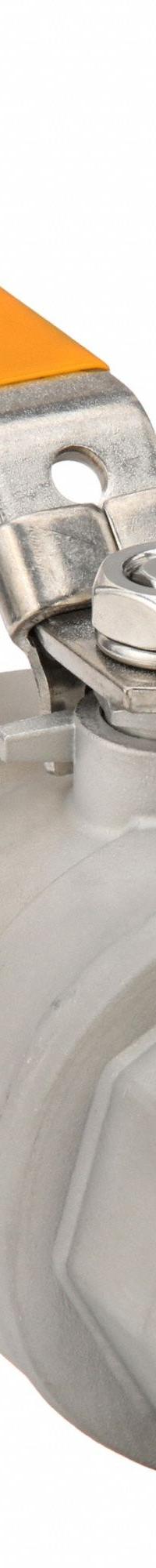 SHARPE Manual Two-Way Ball Valve: 2 in, 316 Stainless Steel, Straight Valve Body, FNPT x FNPT, RPTFE (MPN 4353010220). Key specifications — Brand: SHARPE; Handle: Locking Lever.