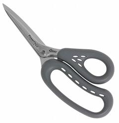 CLAUSS Shears: Ambidextrous, 9 in Overall Lg, Straight, Titanium Bonded, Pointed, Gray, Multipurpose (MPN 18687). Key specifications — attr308500: Titanium Bonded; attr308502: Gray; attr308505: Ambidextrous; attr308522: Multipurpose; attr324896: CLAUSS.