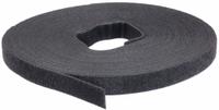 VELCRO BRAND Perforated Back to Back Strap: 75 ft Lg, 0.75 in Wd, 50 lb Tensile Strength, Black (MPN 340X6K1WP/25). Key specifications — Material: Nylon; Color: Black.