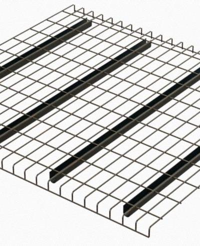 HUSKY RACK & WIRE Pallet Rack Decking: 58 in x 48 in - Standard-Channel Waterfall Wire Pallet Rack Decking