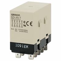 OMRON General Purpose Relays: 100/120V AC, DPST-NO, 6 Pins/Terminals (MPN G7L-2A-TUB-CB-AC100/120). Key specifications — Brand: OMRON; Base Type: Square; Contact Rating (DC): 100 mA @ 5V; Electrical Connection: Quick-Connect; Manufacturer Part Number: G7L-2A-TUB-CB-AC100/120; Operating Current: 25 A; Series: G7L.