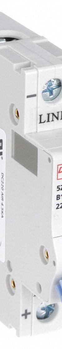DAYTON IEC Supplementary Protector: 1 A Amps, 220V DC, 10kA at 220V DC, Screw Clamp, NDB2Z-63 B1/1 (MPN 5ZVG6). Key specifications — Brand: DAYTON; Terminal Connection: Screw Clamp; DC Voltage Rating: 220V DC; Max. AIR Rating: 10kA at 220V DC; Series: NDB2Z-63 B1/1; AC Voltage Rating: Not Rated; Curve Type: B.