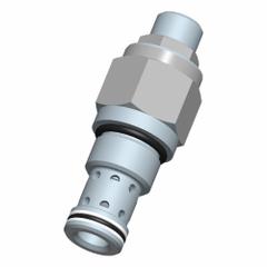 BUCHER HYDRAULICS Cartridge Valve: Screw-In, Screwdriver Adjustment, C12-20 Valve Cavity Size, RVBD (MPN RVBD-12-N-S-0-50). Key specifications — attr1012059: RVBD-12-N-S-0-50; attr1250696: RVBD; attr1011660: Nitrile; attr1011632: Screwdriver; attr1011635: BUCHER HYDRAULICS; attr1011636: Steel; attr1011644: C12-20.