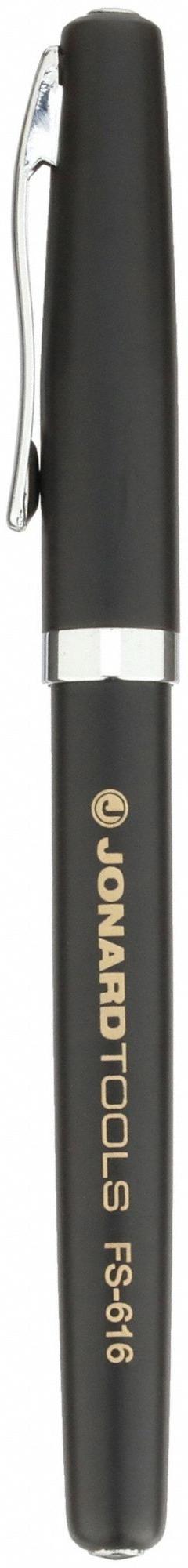 JONARD TOOLS Fiber Scribe: Optical Fiber Cleaving, Fiber Optic Cables, Bevel, 5 in Tool Lg, Carbide (MPN FS-616). Key specifications — attr424275: FS-616; attr511296: Optical Fiber Cleaving; attr511297: Bevel; attr511299: Carbide; attr511318: Durable Anodized Aluminum Housing Provides a Comfortable and Durable Grip; attr511327: Fiber Optic Cables; attr511337: Protective Metal Housing; attr511372: Fiber Optic Scribe.