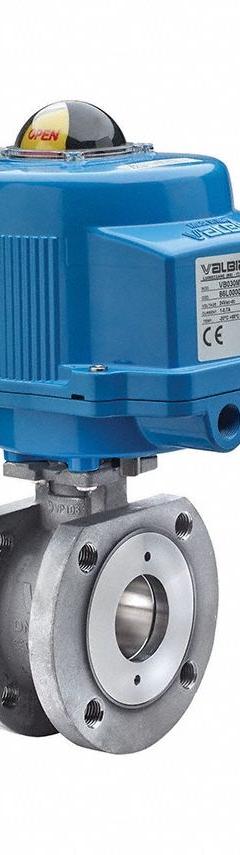 BONOMI Electrically Actuated Two-Way Ball Valve: 1 in, Stainless Steel, 100 to 240V AC, One-Piece (MPN M8E723101-003-1). Key specifications — Included Mounting: ISO 5211 Actuator Mounting Pad; Brand: BONOMI; Actuator Features: Manual Override.