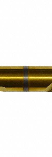 KEO Center Drill: Plain Type, #5/0, 60°, 1 1/4 in Overall Lg, LH, TiN Coated High Speed Steel (MPN 906-000-610). Key specifications — Brand: KEO; End Type: Double End.