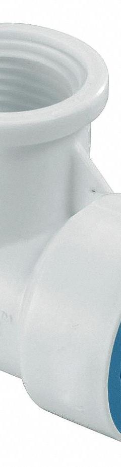 HYDRORAIN Elbow: 1/2" Push x 1/2" FPT, ABS Plastic, 150 psi Max Working Pressure, 1.5 in Wd (MPN 06547). Key specifications — Connection: 1/2" Push x 1/2" FPT; Material: ABS Plastic; Product Type: Elbow.