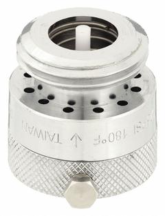 CHICAGO FAUCETS Vacuum Breaker: Brass, Chrome, 125 psi Max. Pressure, Snap-Off Screw (MPN E27JKCP). Key specifications — Brand: CHICAGO FAUCETS; Includes: Snap-Off Screw; Material: Brass.