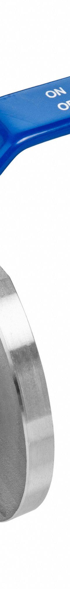 USA INDUSTRIALS Manual Two-Way Ball Valve: 1 1/2 in, 316 Stainless Steel, Straight Valve Body, Lever (MPN ZUSA-VLV-172). Key specifications — Brand: USA INDUSTRIALS; Handle: Lever.