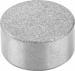 KIPP Rear-Mount Insert w/Diamond Face: 20 mm Dia, M6, 10 mm Ht, Abrasive Grit, Diamond Grit (MPN K0385.20105). Key specifications — Brand: KIPP.