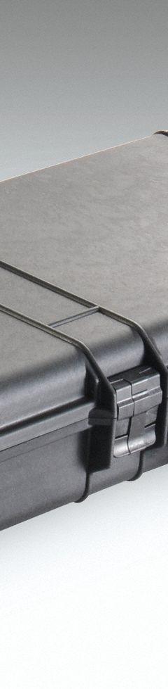 PELICAN Protective Case: 13 1/2 in x 50 1/2 in x 5 1/4 in, No Foam, Black, 2 Wheels, 23 lb Wt (MPN 1750NF). Key specifications — Brand: PELICAN; Material: Plastic; Closure Type: Double Throw.