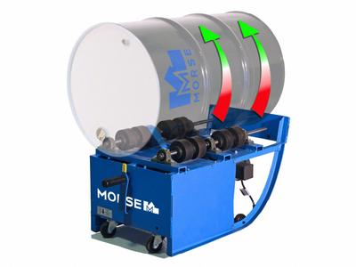 MORSE Drum Roller: 115V @ 7.4A, TEFC, 1/2 hp HP, Lift to Load/Tilt to Load, Fixed Speed - Drum Roller Mixers