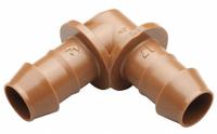 RAIN BIRD Elbow: Drip Elbow, 1/2 in Tubing, Plastic, Brown, 1/2 in Dia, 4 PK (MPN BE50/4PKS). Key specifications — Brand: RAIN BIRD; Color: Brown; Compatible Product Type: 1/2 in Tubing; Material: Plastic; Product Type: Drip Elbow.