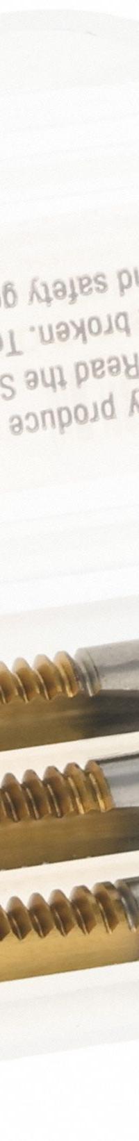 CHICAGO-LATROBE Tap Kit: 1/4"-20 UNC, H3 / 3B, 2 Flute, TiN Coated High Speed Steel (MPN 173233). Key specifications — attr1300563: One Each Taper, Plug, and Bottoming.