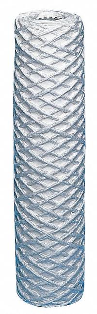3M Water Filter Cartridge: 100 micron, String Wound, 5 gpm, Cotton/Stainless Steel (MPN D-CCSV). Key specifications — Brand: 3M; Filter Media: Stainless Steel.