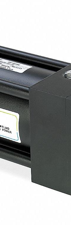 MILLER FLUID POWER Hydraulic Cylinder: 3 1/4 in Bore Dia., 4 in Stroke Lg, 3/4 in NPT Port Size (MPN 1HHV3B32504000). Key specifications — attr98892: MILLER FLUID POWER; attr95592: Double Acting; attr1382128: 3/4 in NPT.