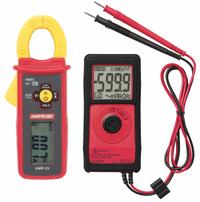 AMPROBE Digital Multimeter Clamp On Kit: Clamp Meter/Digital Multimeter, CAT III 600V, PM55A (MPN 38RX02 + 1WKN5). Key specifications — attr1331012: 6,000; attr1331024: 6,000; attr1331068: AMPROBE; attr1383319: DC Current; Resistance.