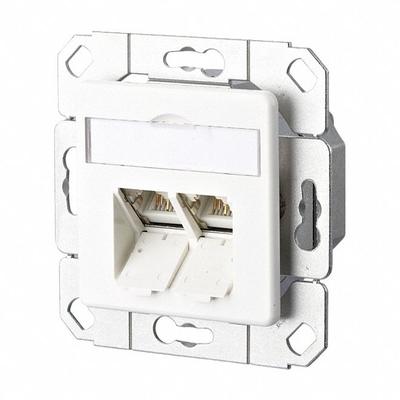 METZ CONNECT Wall Outlet: UPK, GD-Zn (Zinc Die-Cast), LSA Terminal Block x RJ45 - Voice & Data Housings, Panels & Connector Components