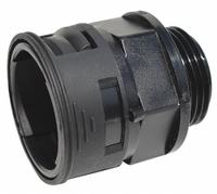 Connector: 1/2 in Nominal Size (MPN VPGRB-17N02). Key specifications — Item [MERCH]: Threaded Straight Connector; Fitting Material: Polyamide 6; Fitting Color: Black; Connection Type/Size: 1/2 in NPT; Brand: REIKU.