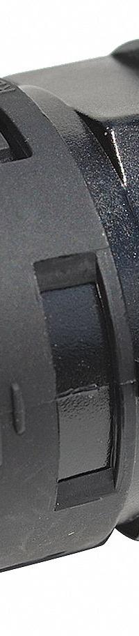 Connector: 1/2 in Nominal Size (MPN VPGRB-17N02). Key specifications — Item [MERCH]: Threaded Straight Connector; Fitting Material: Polyamide 6; Fitting Color: Black; Connection Type/Size: 1/2 in NPT; Brand: REIKU.