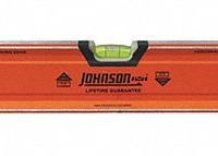 JOHNSON LEVEL Box Level: Level & Plumb, Box, 48 in Overall Lg, Top & Side Read, None Acrylic Block (MPN 1717-4800). Key specifications — attr934734: 1717-4800; attr934735: JOHNSON LEVEL; attr939796: Acrylic; attr983962: Aluminum; attr939959: Top & Side Read; attr939953: Removable End Caps.