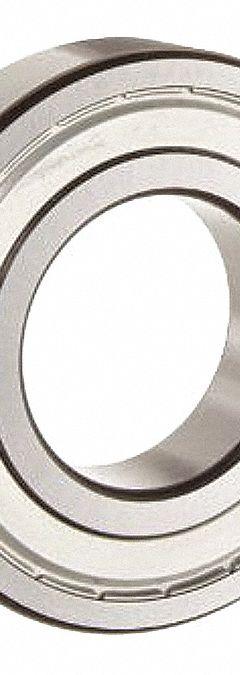 SKF Radial Ball Bearing: 6201, 12 mm Bore, Dbl Shield, 32 mm OD, 10 mm Outer Ring Wd, Alloy Steel (MPN 6201 2ZNR JEM). Key specifications — System of Measurement: Metric; Bearing Industry Number: 6201.