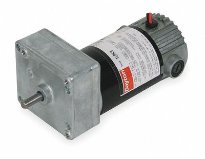 Dayton Gearmotor: Parallel, 90V DC, TENV, 29 RPM, 40 in-lb Max Torque - Parallel Shaft DC Gearmotors