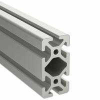 T-Slot Framing Extrusion: 15 Series, 8 ft Lg, 3 in x 1 1/2 in, Silver, Double, Smooth, 6 Slots (MPN 15QE1530-96). Key specifications — System of Measurement: Inch; Finish: Anodized; Product Type: T-Slot Profile; Material: Aluminum; Yield Strength: 25,000 psi; Manufacturer Part Number: 15QE1530-96; Brand: FAZTEK.